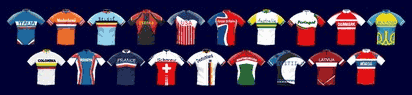 Cycling manager game national shirts